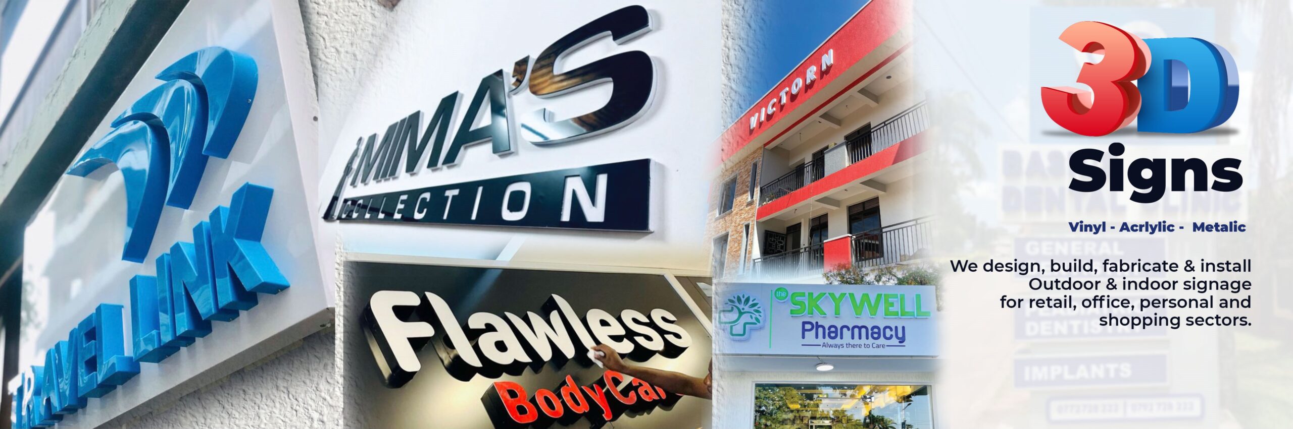 3D signs making kampala