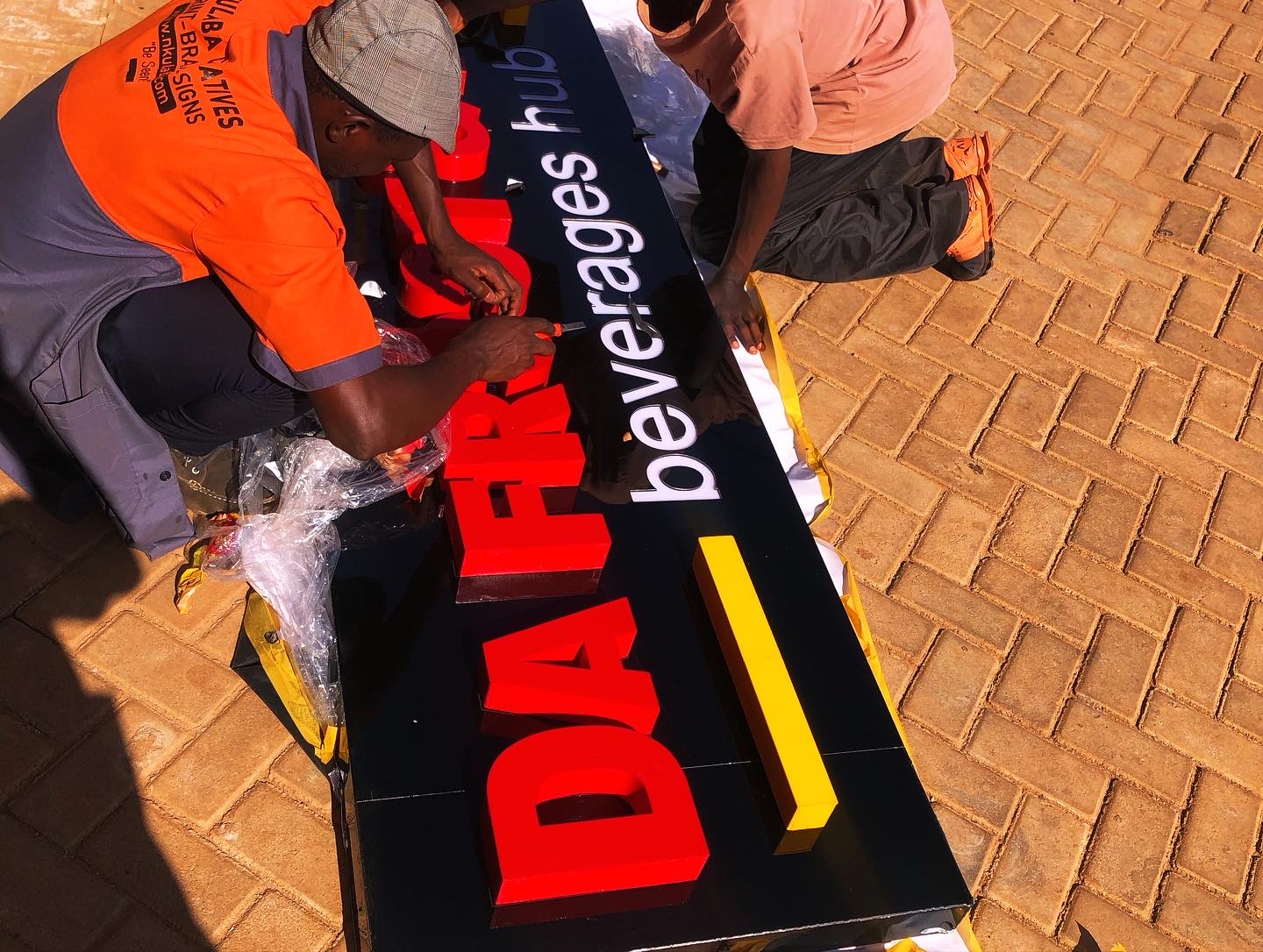3D sign installation nkulaba creatives