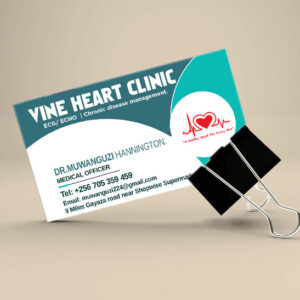 Business card printing one side