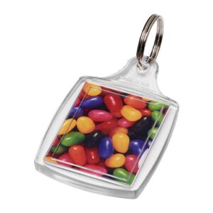 branded plastic key chain
