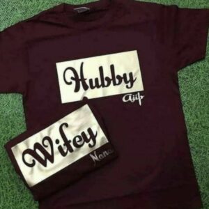 couple printed shirts