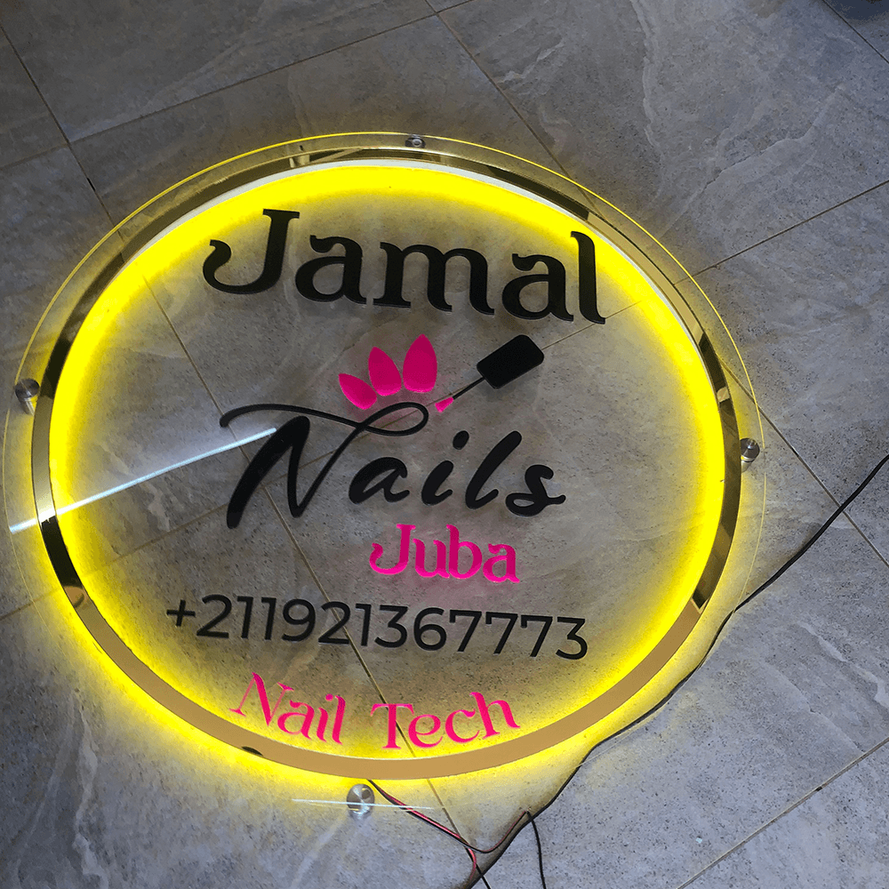 JAMAL NAILS BACKLIGHTING