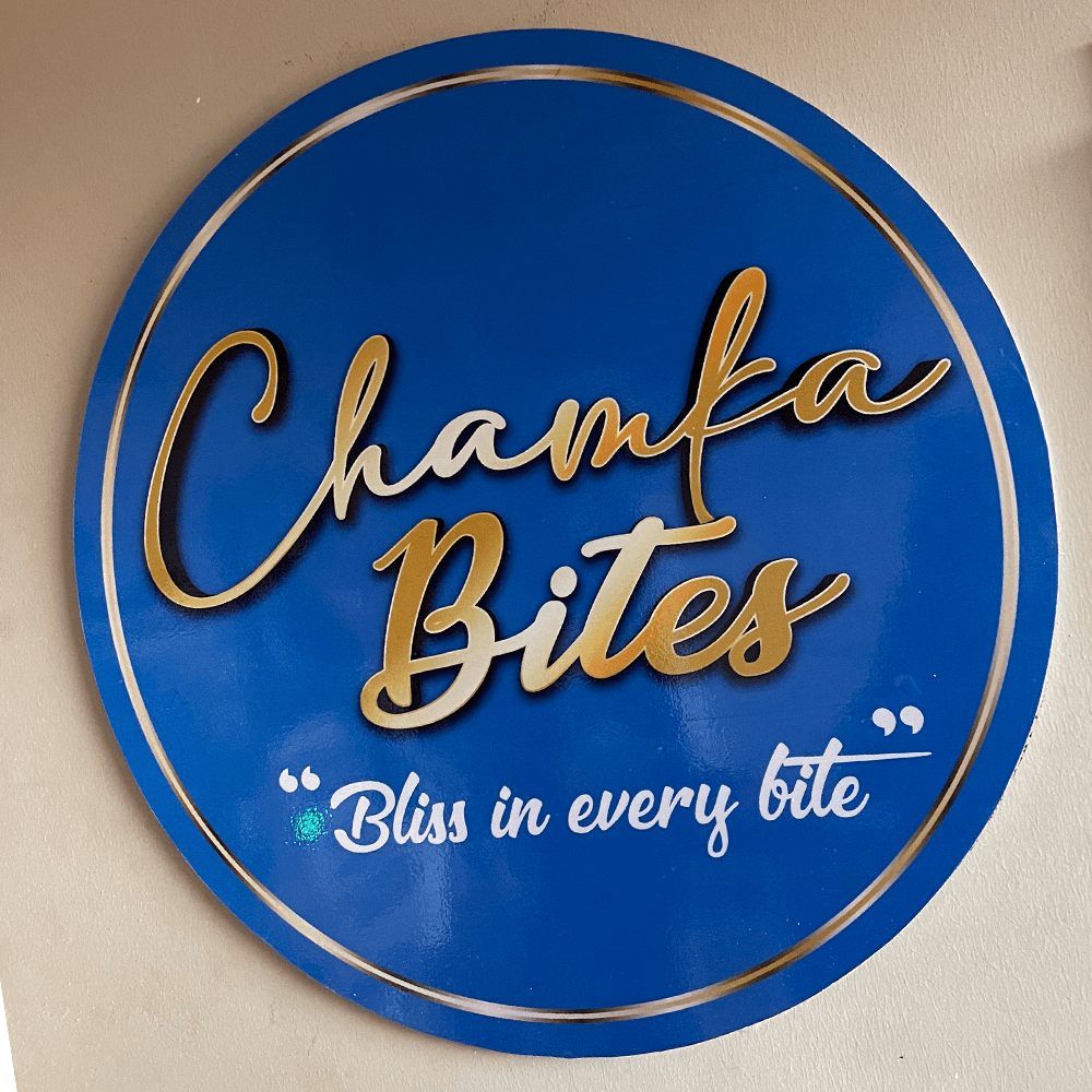 confectionery wall logo branding