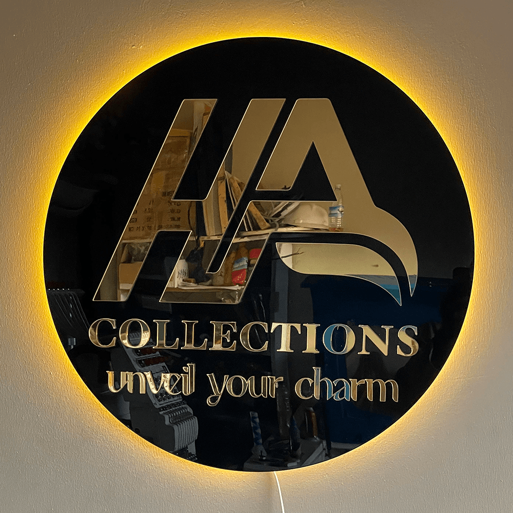 ha collections indoor wall logo