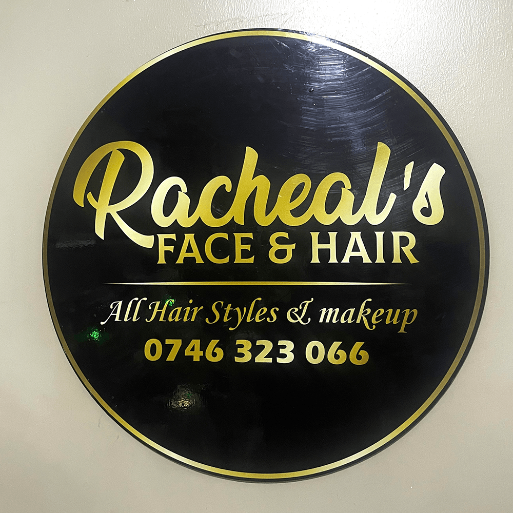 racheals face and hair logo