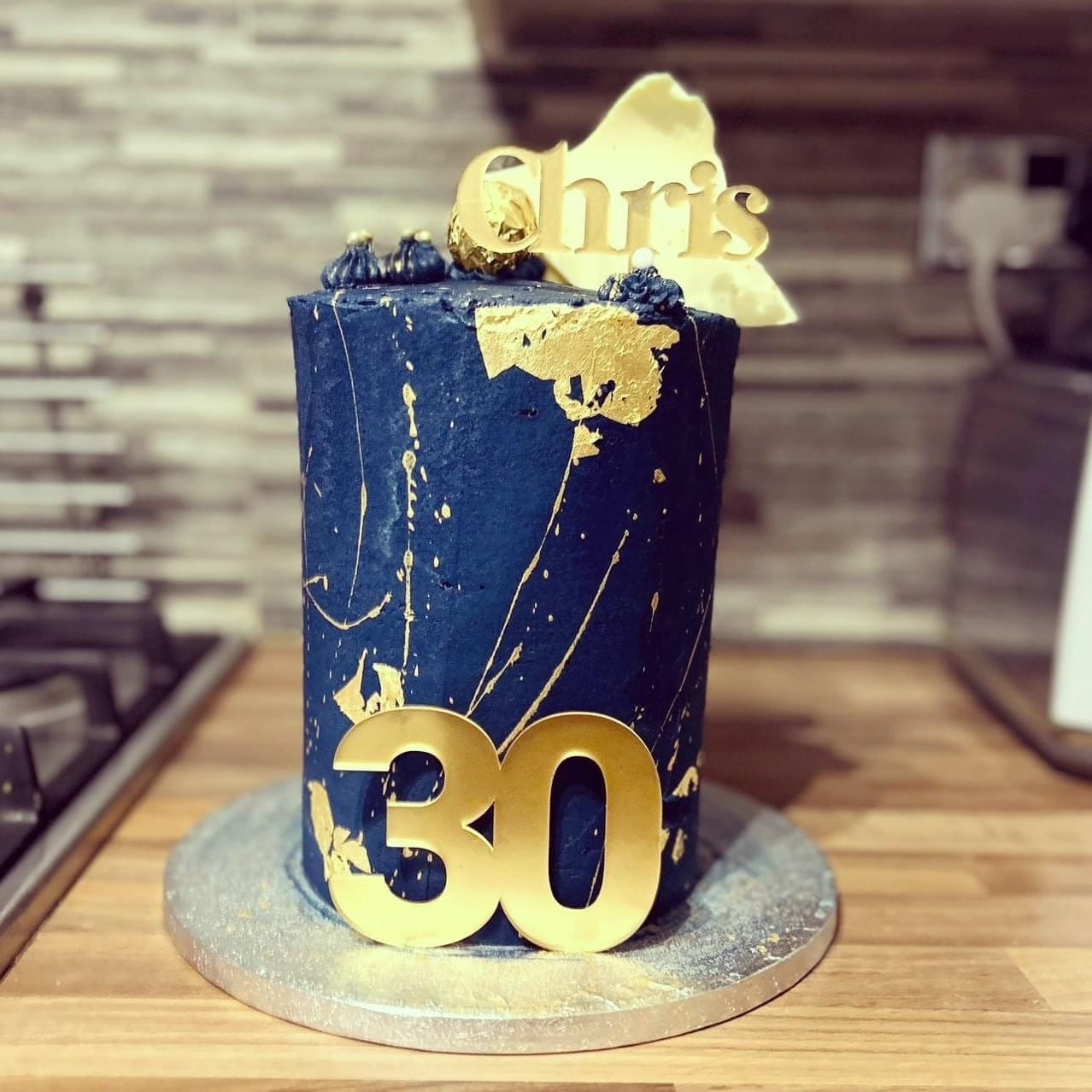 acrylic cake topper